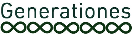 Generationes Word logo with green infinity symbols.